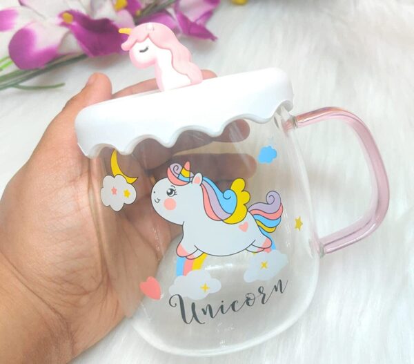 Unicorn Glass Coffee Mug