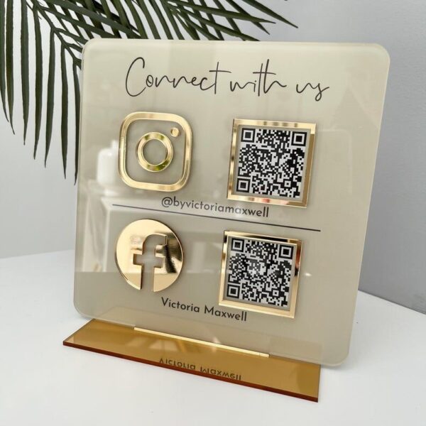 QR Code Display Stand