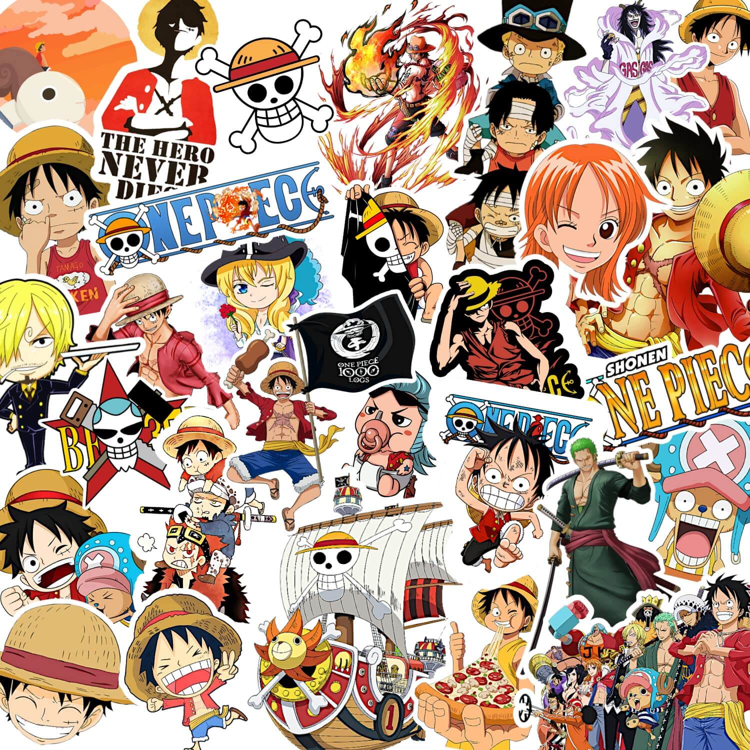 Anime Colorful Mixed Stickers Decals Wholesale sticker supplier -